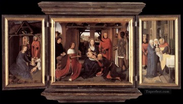  hans pintura al %C3%B3leo - Tríptico de Jan Floreins 1479 Netherlandish Hans Memling